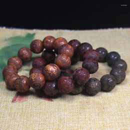 Strand Ethnic Style Rosewood Beads 20mm Cattle Turn Qiankun Ebony