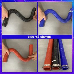 Universal ID30-100mm Silicone Flexible Hose Air Intake Pipe Radiator Tube High Pressure Temperature Rubber Joiner Length 40-70cm 240311