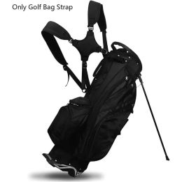 Clubs Outdoor Golf Club Bag Strap Portable Foldable Universal Waterproof Padded Golf Bag Strap Long Short Adjustable Shoulder Strap