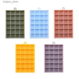 Ice Cream Tools 24 Grid Silicone Ice Cube Mold Big Square Ice Cube Tray Mold Ice Cube Maker Non-toxic Durable Bar Pub Wine Ice Blocks Maker L240319