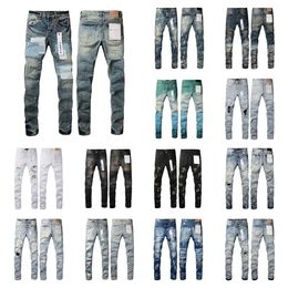 3A designer for Denim Trousers mens jeans Designer Jean Men Black Pants Straight Design streetwear casual brand purple pant