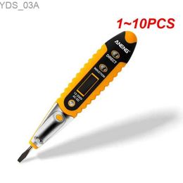Current Metres 1~10PCS MultiDigital Test Pencil DC 12-250V Tester Electrical Screwdriver LCD Display Detector Test Pen Electrician 240320