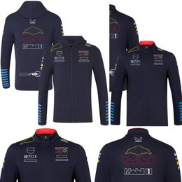 2024 F1 Team Formula 1 Racing Full-length Zip Windbreaker Driver Fans Fashion Jacket Men's Clothing Hoodie Custom