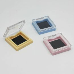 Decorations 10pcs Empty Mini Square Empty Magnetic Cosmetics Palette Eyeshadow Blusher Diy Makeup Box with Pans