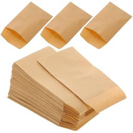 Gift Wrap Brown Small Envelopes Kraft Paper Vellum For Item Storage 10cm Coin Money