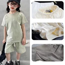 Summer Kids Outfits Short Sleeve shirt Clothes Sets Boys Girls Essentialsweatshirts Fashion Casual Letter Boy Club T-shirt And Shorts Tracksuit Children Youth