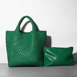 Sell Shoulder Bags Soft Leather Bucket Bag Designer Handbags Tote Bag Woven Dumpling Bags Small Design 240311