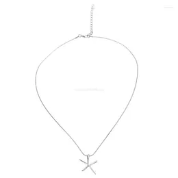 Pendant Necklaces Simple Necklace Female Niche Advanced Texture Design Daily All-matched Clavicle Chain Steel Jewellery Dropship