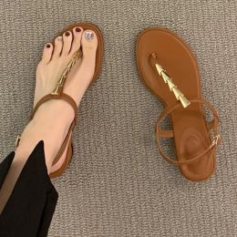 Sandals Fad Clip Toe Women Sandals 2022 Summer Brand New Shoes Sexy Slingback Flip Flops Slippers Beach Dress Sports Slides Women Shoes