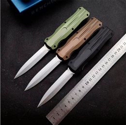BM 3320 INFIDEL OTF AUTO Knife 3.858" D2 Steel Blade,CNC 6061 Aluminium Handles,Outdoor Pocket tactical survival Self-defense Knives UT85 UT88 3300 3310 3200 4600