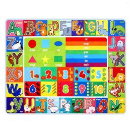 Carpets Kids Floor Mat Letters Alphabet Puzzle Play Exercise Numbers Graphics Colourful Early Educational