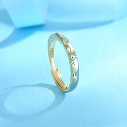 Creative Colour Separation Honey Open Ring for Men and Women