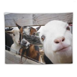 Tapestries Friendly Goats Tapestry Room Aesthetic Decor Design Decorator Decorations For Your Bedroom