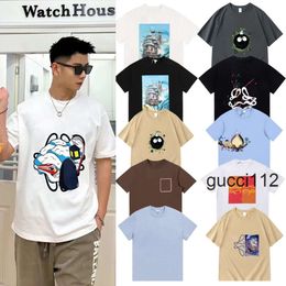 Comfort Tshirt Luxury Street lowewe Men's Summer Designers Man lowe Tren Short Sleeves Shirts 9AVS Loewees loeewe SD0S