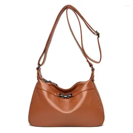 Totes Soft Leather Hobos Bag Lady Shoulder CrossBody Bags Female Genuine Women's Handbags Women Messenger