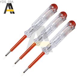Current Metres 3Pcs/Lot Multifunctional 100-500V Electric Tester Screwdriver Electric Pencil Circuit Detection Zero Live Wire Induction Pen 240320