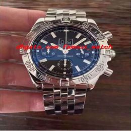 Luxury Watches Wristwatch BRAND NEW MENS 1 Motors Stainless Steel 48mm Neptune Blue Dial A44362 Men Watch223j