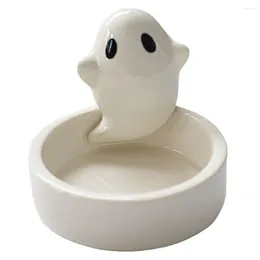 Candle Holders Ceramics Ghost Holder Halloween Wedding Table Decor Aroma For Home Party