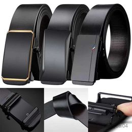Belts Men Belts Auatic Buckle Belt Genune PU Leather High Quality Belts For Men Leather Strap Casual Buises for Jeans
