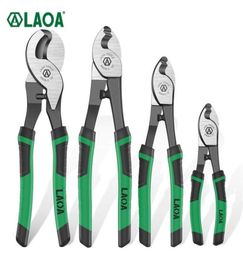 LAOA Cable Cutters CRV Crimping Pliers Bolt Cutting Electrical Wire Stripper Combination Multifunction Hand Tools AntiSlip 211029871686