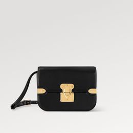 Explosion hot Women's Orsay MM M23655 Coloured leather Black Cowhide leather Flap closure N-Lock 3 gusseted compartments Inside back zipped pocket Designer Luxury