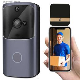 Doorbells M10 Smart HD 720p 2.4G Wireless WiFi Video Doorbell Camera Visual Intercom Night Vision IP Doorbell Wireless Security CameraY240320