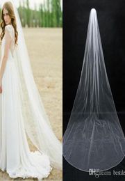 2017 Newest One Layer With Comb Veil Reembroidered Soft Tulle Bridal Veil Ivory Lace Scallop Veil Wedding Bridal Accessories CPA07747583
