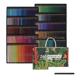 Pencils Wholesale Andstal 520260 Color Pencil Oil-Based Professional Colored Art Supplies For School Artist Ding Gift Set Brutfuner Dr Dhd1J