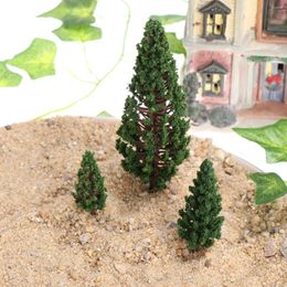 Decorative Flowers 8 Pcs Mini Trees Model Decor Artificial Layout Miniature Landscape Scenery Bonsai