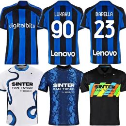 Inter Home Away soccer jerseys DZEKO LAUTARO J. CORREA Calhanoglu jersey Milan VIDAL BARELLA MEN Kids kits football shirts JJ 3.20