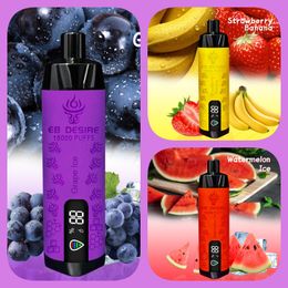 EB DESIRE shisha vape puff 12000 12k tornado 9000 Vape pen vaper BC600 BC800 BC5000 BC12000 Disposable Pod Cartridge 550mAh 20ml Battery Vapes Pods Stick Style