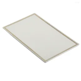 Interior Accessories Car Sun Visor Mirror Shading Stainless Steel Auto Decor 11 6.5cm Cosmetic For Vehicle Decorative