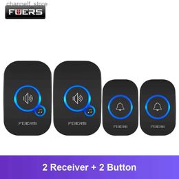 Doorbells Fuers M557 Wireless Doorbell 433Mhz Home Welcome Smart Doorbell 150M Long Wireless Distance 32 Songs Home Welcome DoorbellY240320