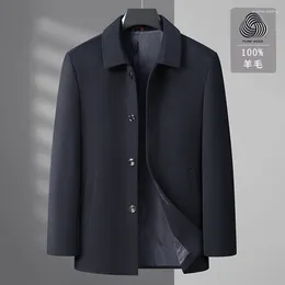 Men's Jackets Arrival Fashion Suepr Large Autumn And Winter Business Casual Wool Coat Plus Size M L XL 2XL 3XL 4XL 5XL 6XL 7XL