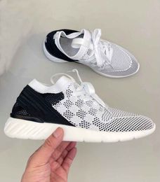 Top Quality Men Casual Runner Sports Shoes Man Knit Fabric VNR Low Top Mesh Breathable Sneakers Daily Footwear EU38-46
