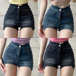 Women's Jeans High Waisted Irregular For Women In Summer Super Revealing Long Legs Sexy Spicy Girl Buttocks Wrapped Pants