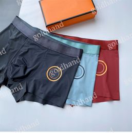 Men Boxers Underpant Briefs Designer Cotton Breathable Underwear Casual Comfortable Underpants