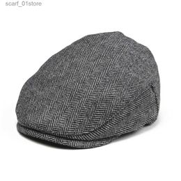 Newsboy Hats Jangoul childrens tablet Cs herringbone wool coarse tweed small-sized boy girl news boy Cs baby toddler beretC24319