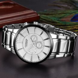 cwp 2021 Men Watch Brand CURREN Fashion Business Sport Male Clock Full Steel Quartz Wristwatch Waterproof Hodinky Horloges Mannens2350