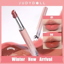 Judydoll Solid Lip Gloss Lip Stain Water Light Shimmer Lipstick Lip Balm Lip Glaze Moisturising Non Sticky Cup Plump Lips 240315