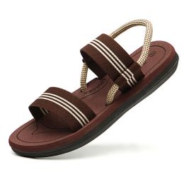 Sandals Sandals Men Beach Shoes Gladiator Sandalias for Male Flip Flops Men Casual Flat Slide Slippers Sandals for Men