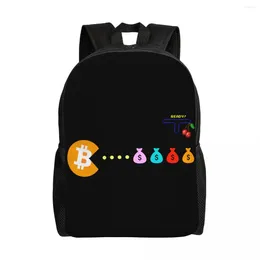 Backpack Eats Dollar Travel Women Men School Computer Bookbag Cryptocurrency Wallet College Student Daypack Bags