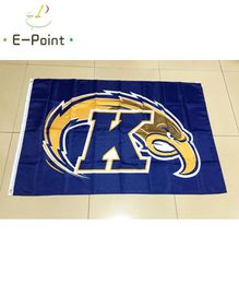 Kent State Golden Flashes polyester Flag 3ft*5ft (150cm*90cm) Flag Banner decoration flying home & garden outdoor gifts5821398