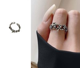 Designer Silver cross rings bague for women Luxury Brand trend personality punk cross style Lovers gift hip hop rock Jewellery