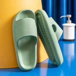 Slippers Thick Platform Bathroom Household Slide Womens Fashion Soft Sole EVA Indoor Sandals 2023 Summer Anti slip Flip01SZG1 H240322