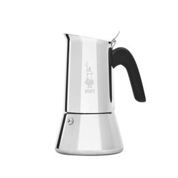 Bialetti - New Venus Induction, Stovetop Coffee Maker, Suitable for All Types of Hobs, Stainless Steel, 10 Cups (15.5 Oz), Sier