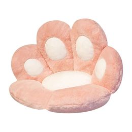 LXZF Cute Seat Cushion Pink Chair Cat Paw Lazy Sofa Pillow Outdoor Decoration Warm Floor 23.6 X 27.6 Inch, Small