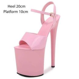 Dress Shoes Naked Colour Party Women Sexy Show Sandals 15 17 20 CM High Heels Platform Girls Shoe Club Plus Size 43IMW6 H240321