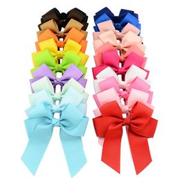 Baby Girls Bow Hairpins Barrette Grosgrain Ribbon Bows With Alligator Clips toddler Pinwheel Cheer Bow For Kids Hair Accessories K7902843