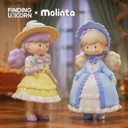 Action Toy Figures Molinta Back To Rococo Series Blind Box Surprise Box Original Action Figure Cartoon Model Mystery Box Collection Girls Gift L240320